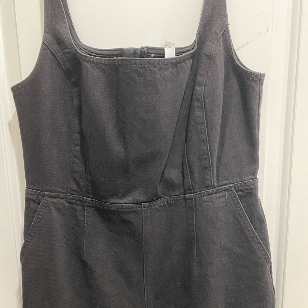 Black ASOS design denim jumpsuit - Picture 8 of 9